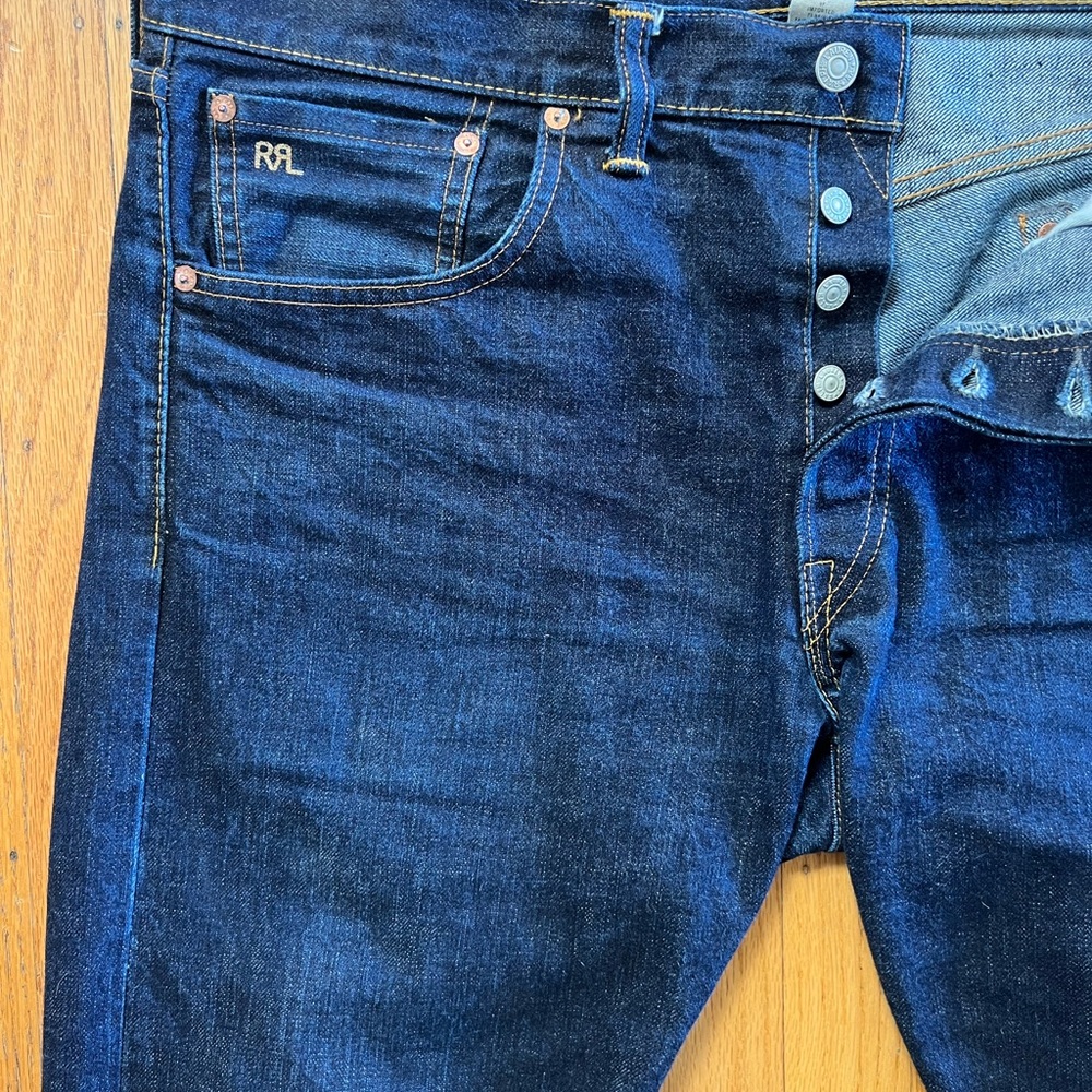Ralph Lauren Double RL Blue Relaxed Jeans
